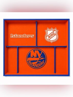 New York Islanders NHL Pocket Dump Tray - For Keys, Wallet, Money, Etc